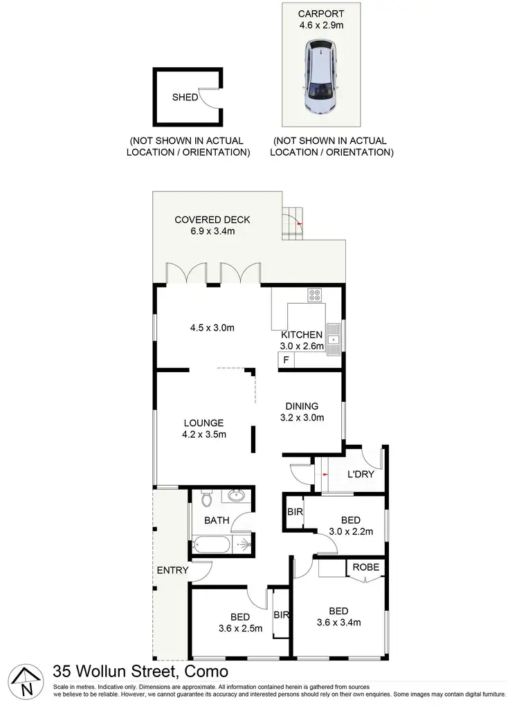 Floorplan of Homely house listing, 35 Wollun Street, Como NSW 2226