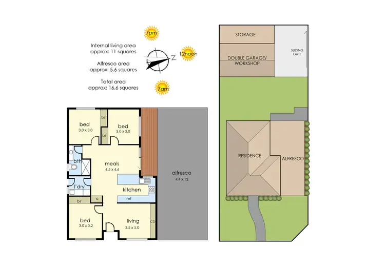 Floorplan of Homely house listing, 17 Stornoway Drive, Baxter VIC 3911