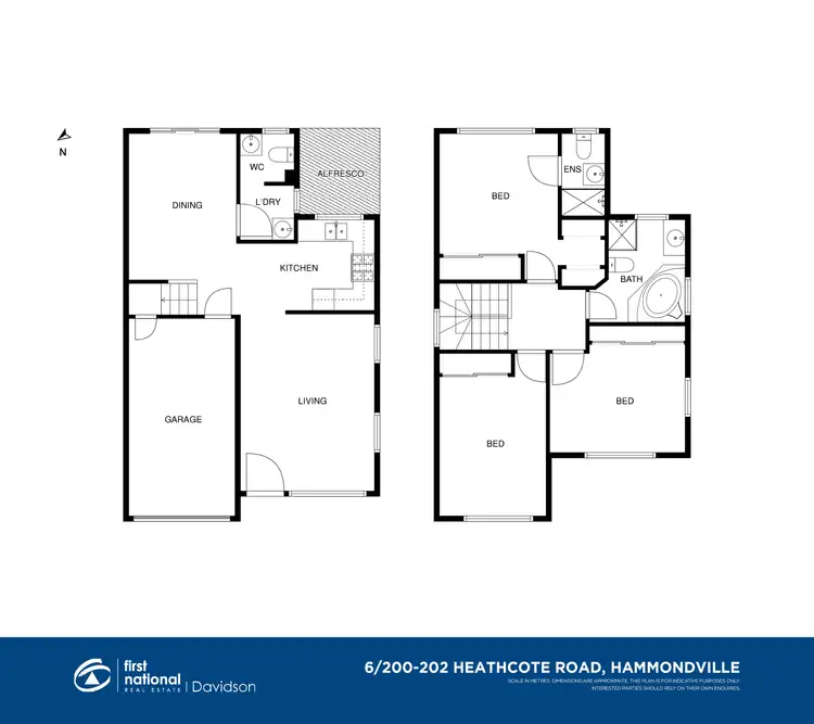 Floorplan of Homely townhouse listing, 6/200-202 Heathcote Road, Hammondville NSW 2170