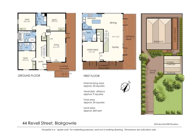 Floorplan of Homely house listing, 44 Revell Street, Blairgowrie VIC 3942