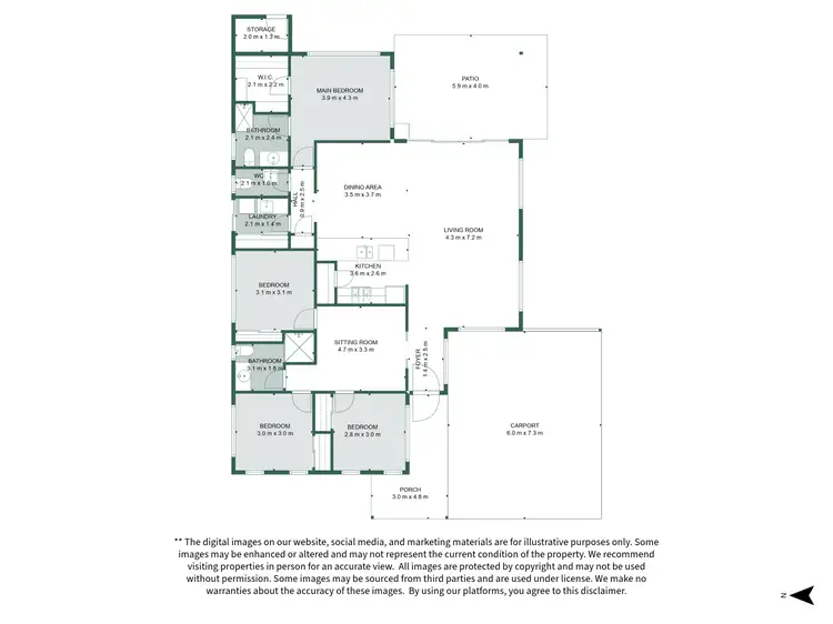 Floorplan of Homely house listing, 18 Shiosaki Brace, Bilingurr WA 6725