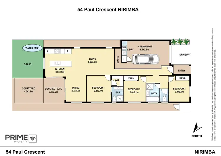 Floorplan of Homely house listing, 54 Paul Crescent, Nirimba QLD 4551