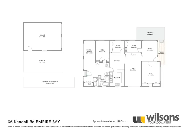 Floorplan of Homely house listing, 36 Kendall Road, Empire Bay NSW 2257