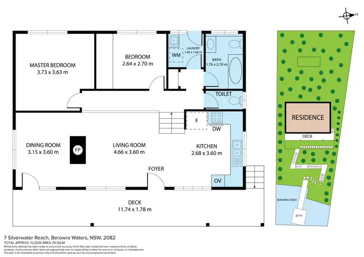 Floorplan of Homely house listing, 7 Silverwater Reach, Berowra Waters NSW 2082
