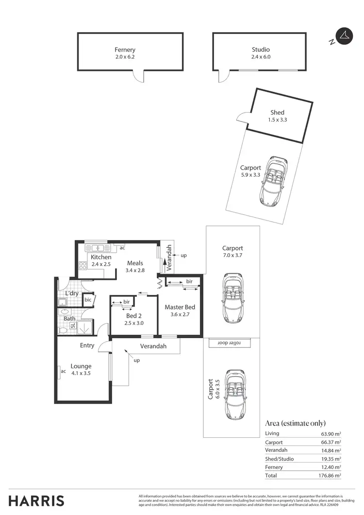 Floorplan of Homely house listing, 8 Russell Court, Elizabeth South SA 5112