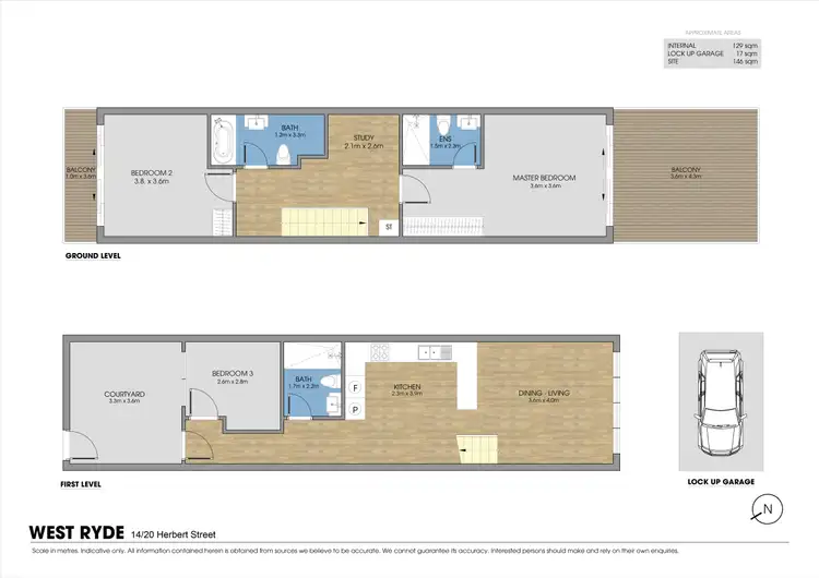 Floorplan of Homely apartment listing, 14/20 Herbert Street, West Ryde NSW 2114