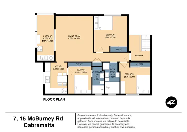 Floorplan of Homely unit listing, 7/15 Mcburney Road, Cabramatta NSW 2166