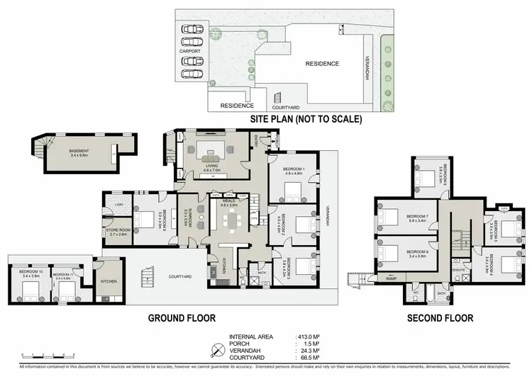 Floorplan of Homely house listing, 18 Forest Street, Bendigo VIC 3550