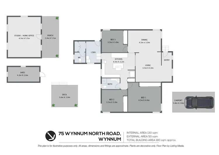 Floorplan of Homely house listing, 75 Wynnum North Road, Wynnum QLD 4178