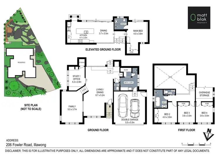 Floorplan of Homely house listing, 206 Fowler Road, Illawong NSW 2234