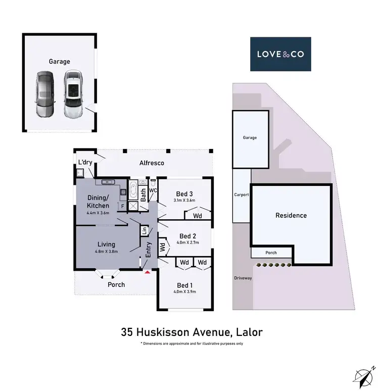 Floorplan of Homely house listing, 35 Huskisson Avenue, Lalor VIC 3075