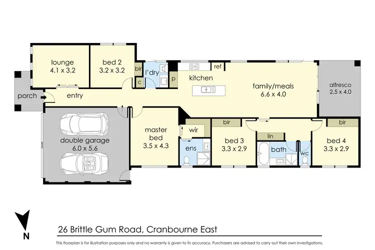 Floorplan of Homely house listing, 26 Brittlegum Road, Cranbourne East VIC 3977