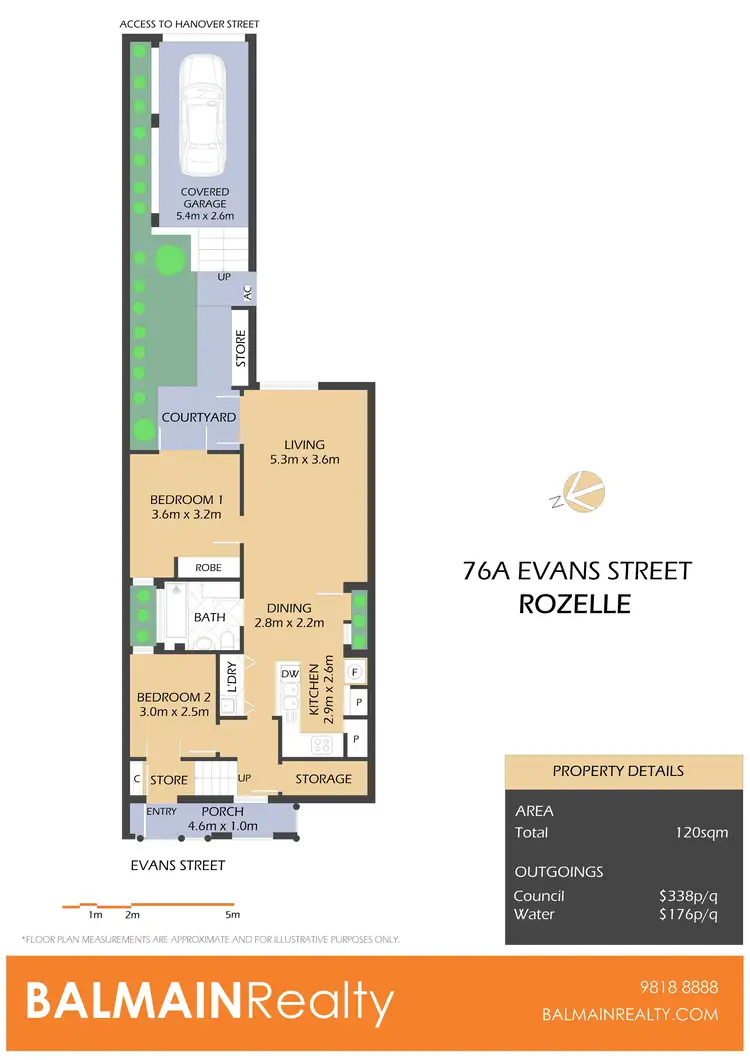 Floorplan of Homely house listing, 76A Evans Street, Rozelle NSW 2039
