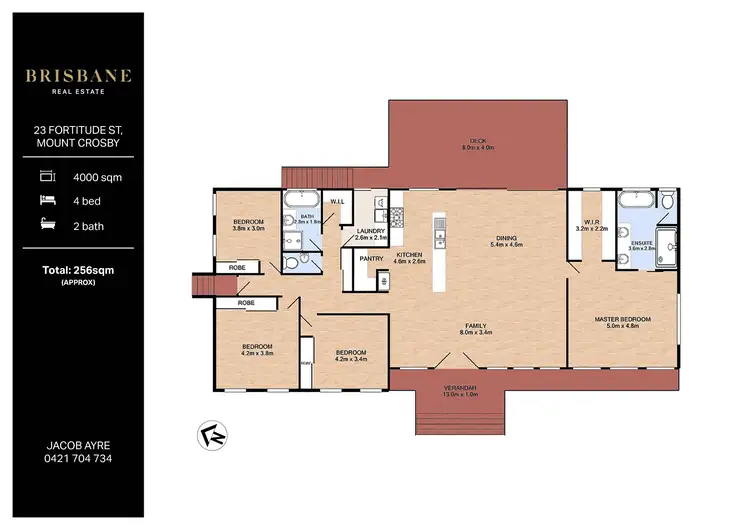 Floorplan of Homely house listing, 23 Fortitude Street, Mount Crosby QLD 4306