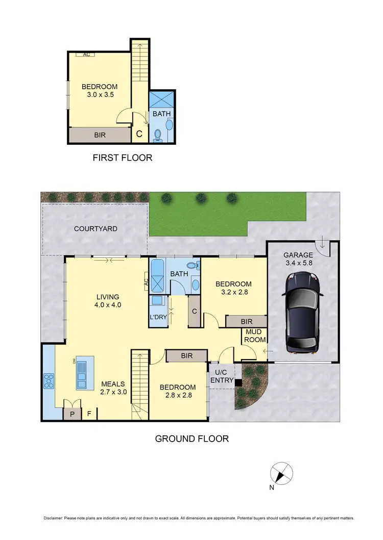 Floorplan of Homely townhouse listing, 3/30 Orrong Avenue, Reservoir VIC 3073