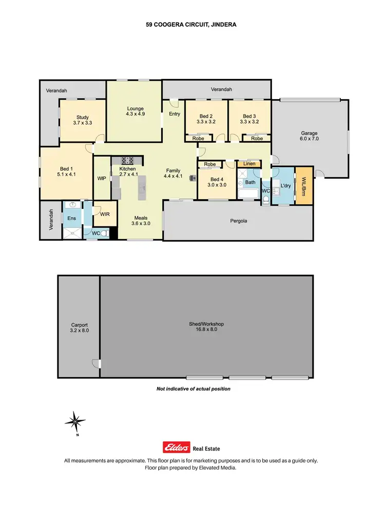 Floorplan of Homely house listing, 59 Coogera Circuit, Jindera NSW 2642