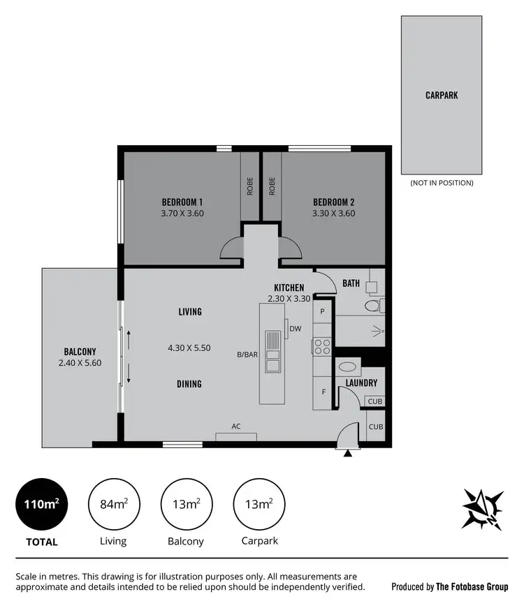 Floorplan of Homely apartment listing, 9/2 Todville Street, Woodville West SA 5011