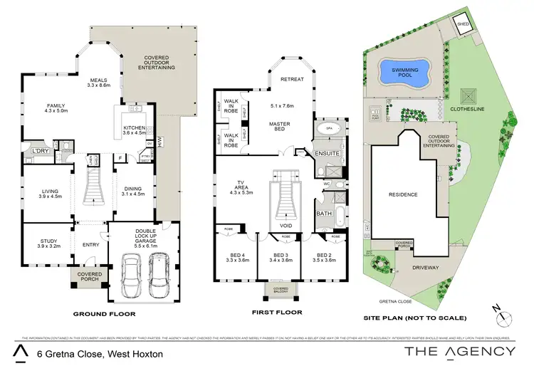 Floorplan of Homely house listing, 6 Gretna Close, West Hoxton NSW 2171