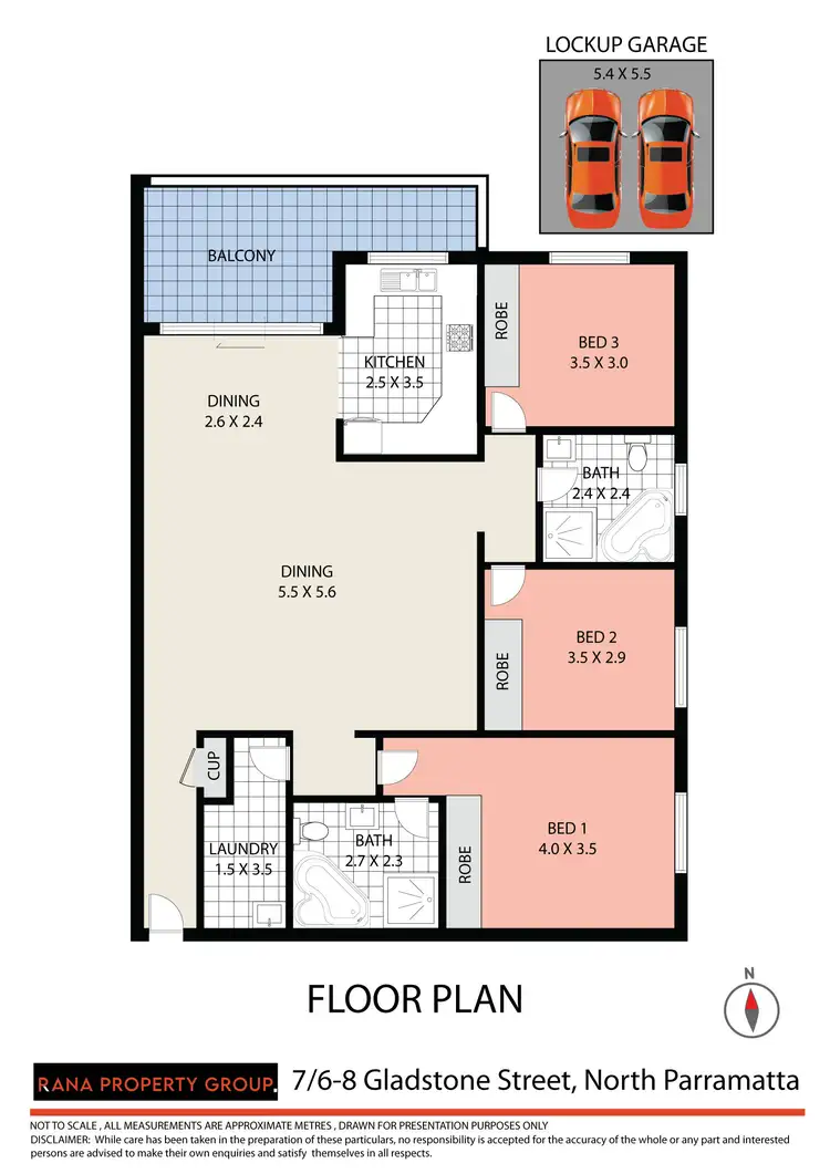 Floorplan of Homely unit listing, 7/6-8 Gladstone Street, North Parramatta NSW 2151