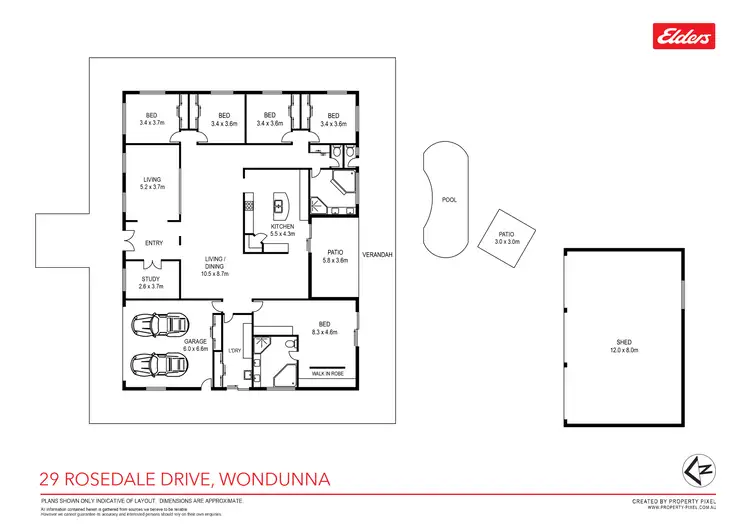 Floorplan of Homely house listing, 29 Rosedale Drive, Wondunna QLD 4655