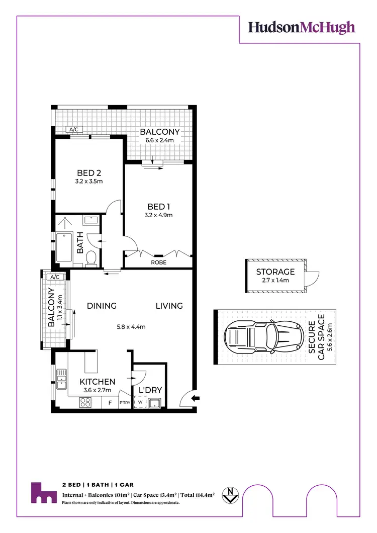 Floorplan of Homely apartment listing, 3/15 Norton Street, Ashfield NSW 2131