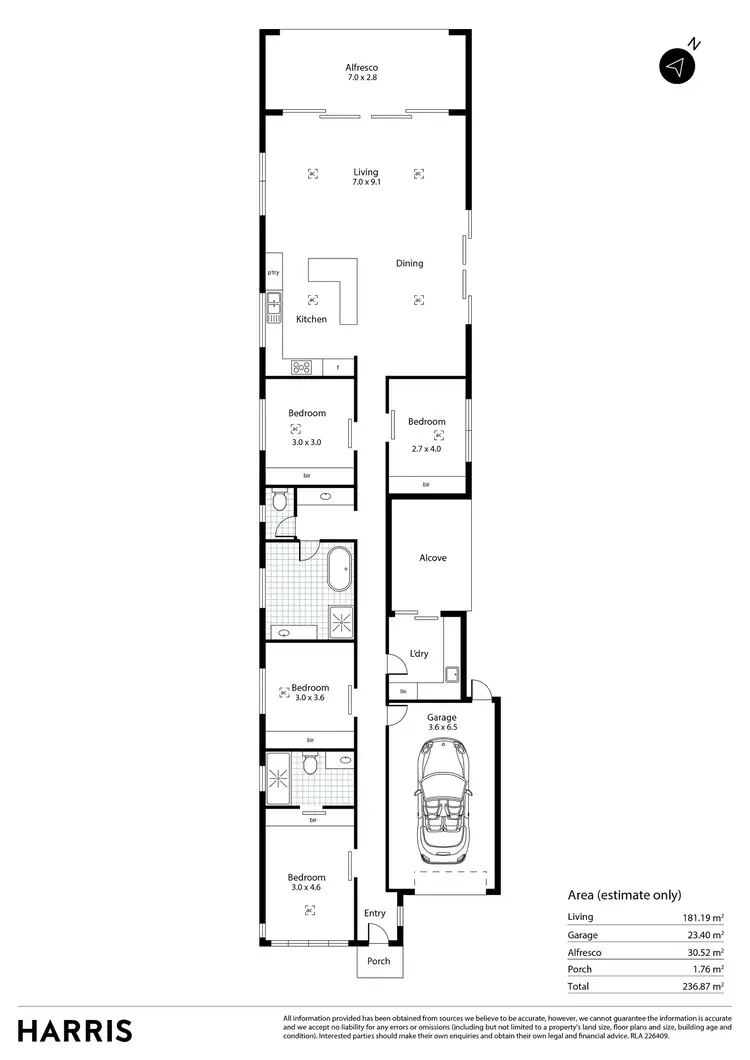Floorplan of Homely house listing, 11b Fotherham Street, Blakeview SA 5114
