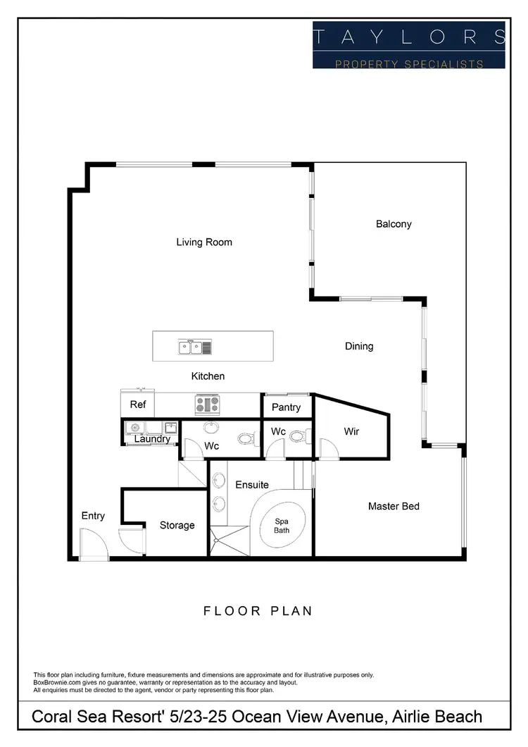 Floorplan of Homely unit listing, Level L3/5/23-25 Oceanview Avenue, Airlie Beach QLD 4802