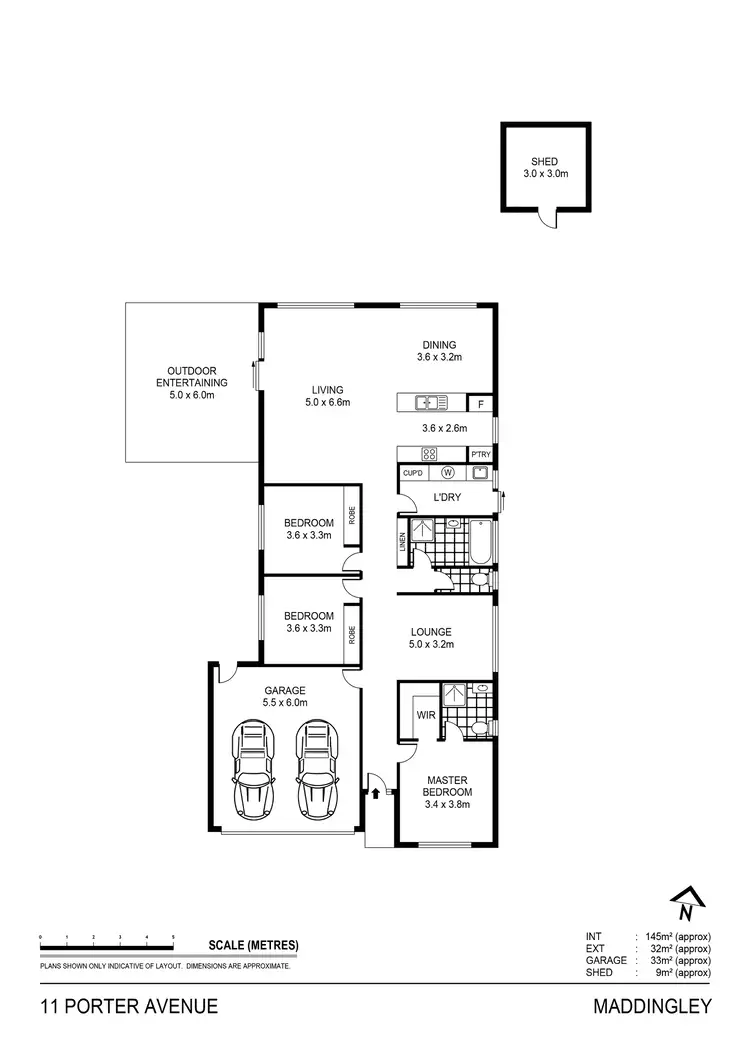 Floorplan of Homely house listing, 11 Porter Avenue, Maddingley VIC 3340