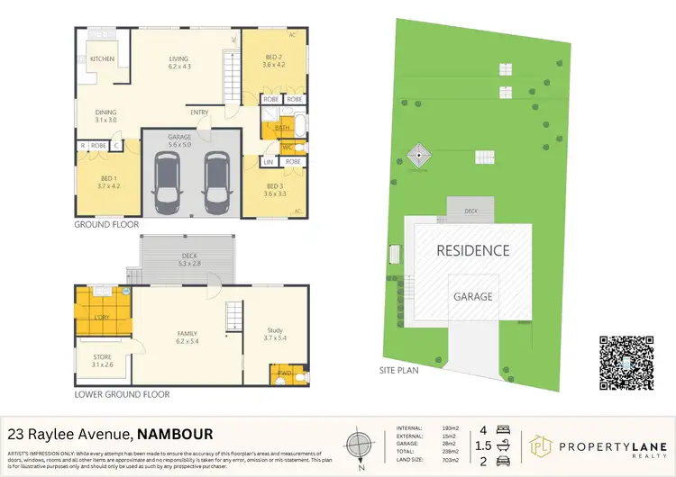 Floorplan of Homely house listing, 23 Raylee Avenue, Nambour QLD 4560
