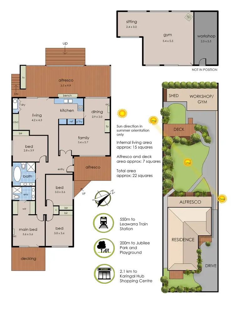 Floorplan of Homely house listing, 59 Hillcrest Road, Frankston VIC 3199