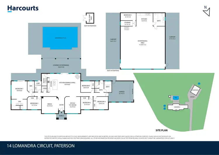 Floorplan of Homely rural property listing, 14 Lomandra Circuit, Paterson NSW 2421