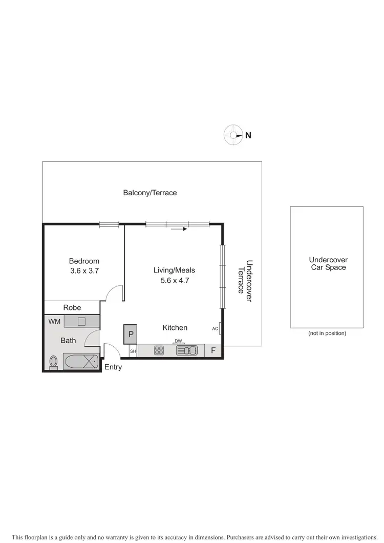 Floorplan of Homely apartment listing, 6/102 Broadway, Elwood VIC 3184