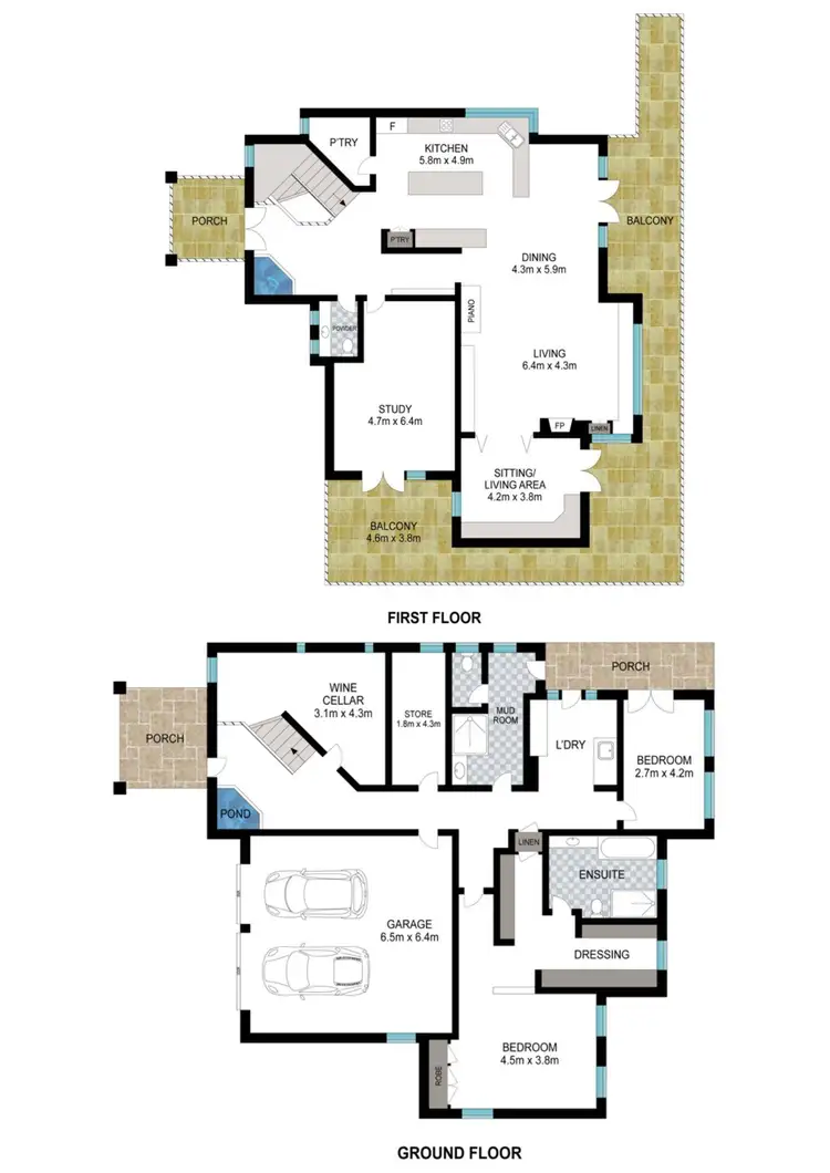 Floorplan of Homely rural property listing, 664 Collie River Road, Burekup WA 6227