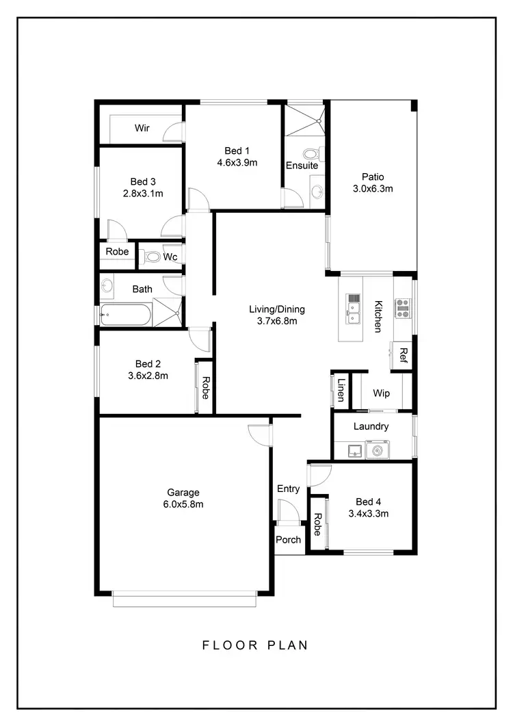 Floorplan of Homely house listing, 10 Annan Bend, Mount Peter QLD 4869
