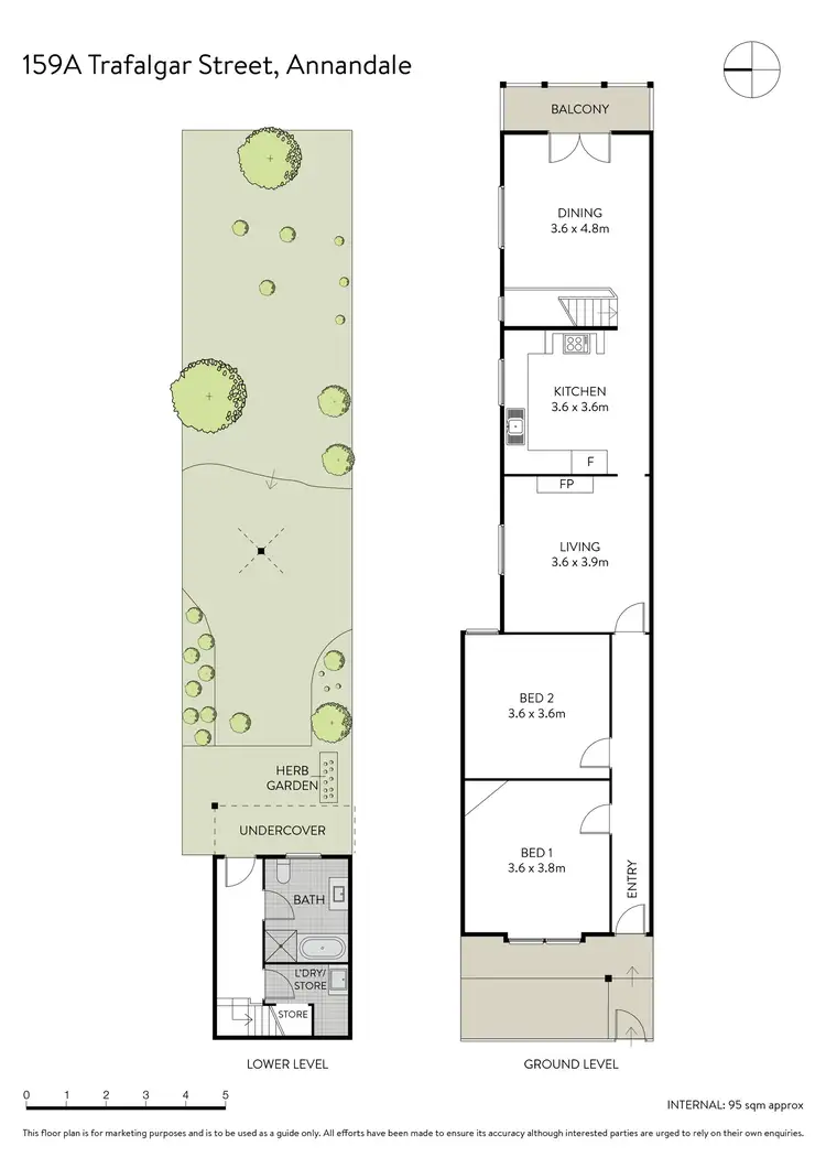 Floorplan of Homely house listing, 159A Trafalgar Street, Annandale NSW 2038