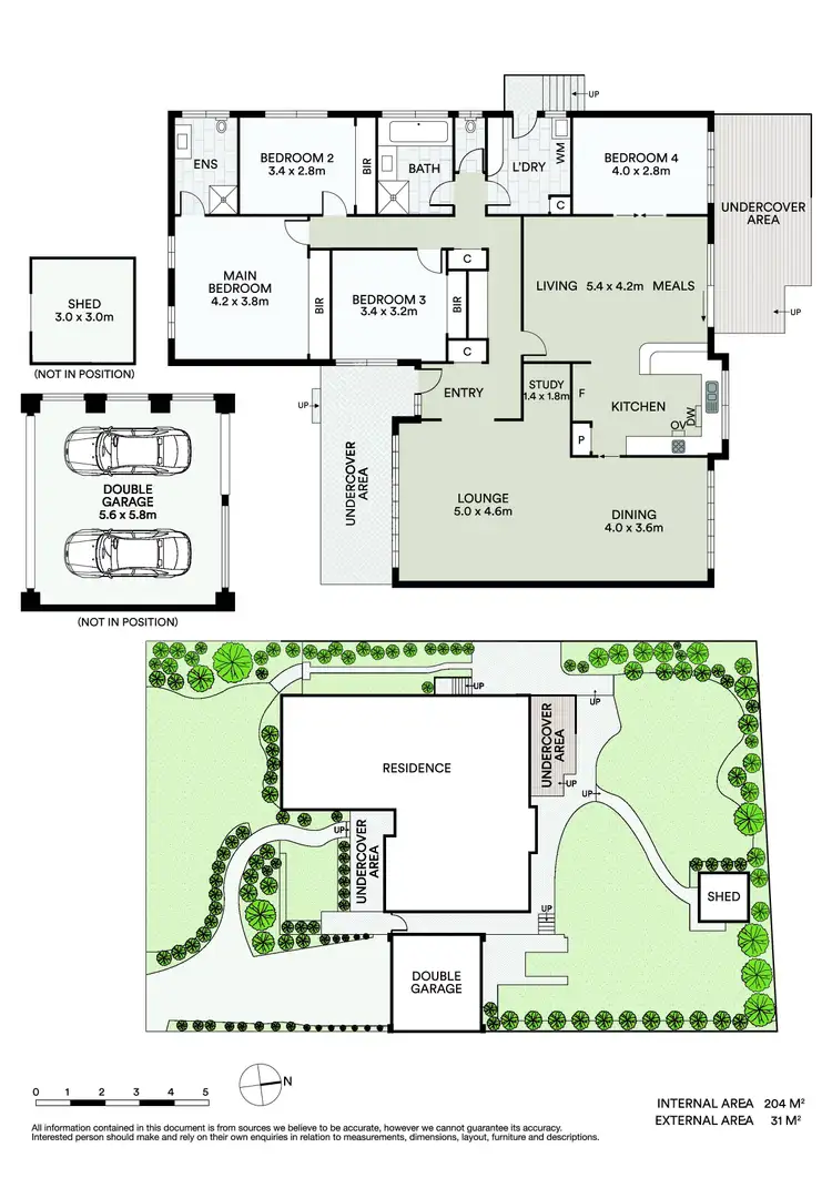 Floorplan of Homely house listing, 5 Savanna Drive, Mooroolbark VIC 3138