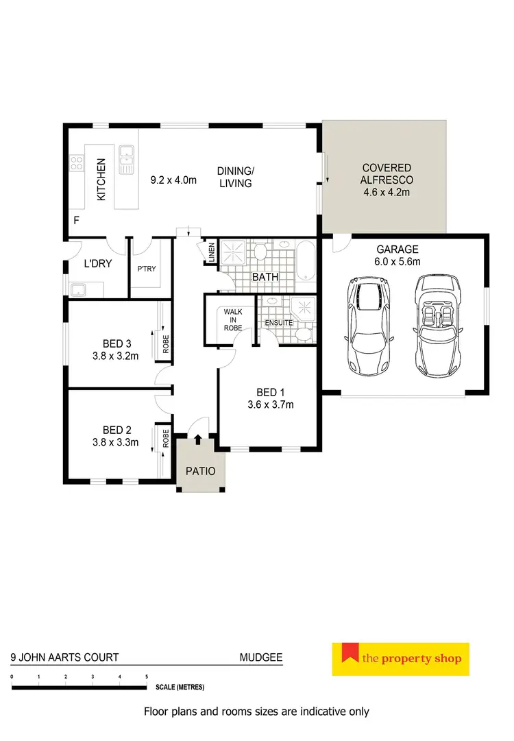 Floorplan of Homely house listing, 9 John Aarts Court, Mudgee NSW 2850