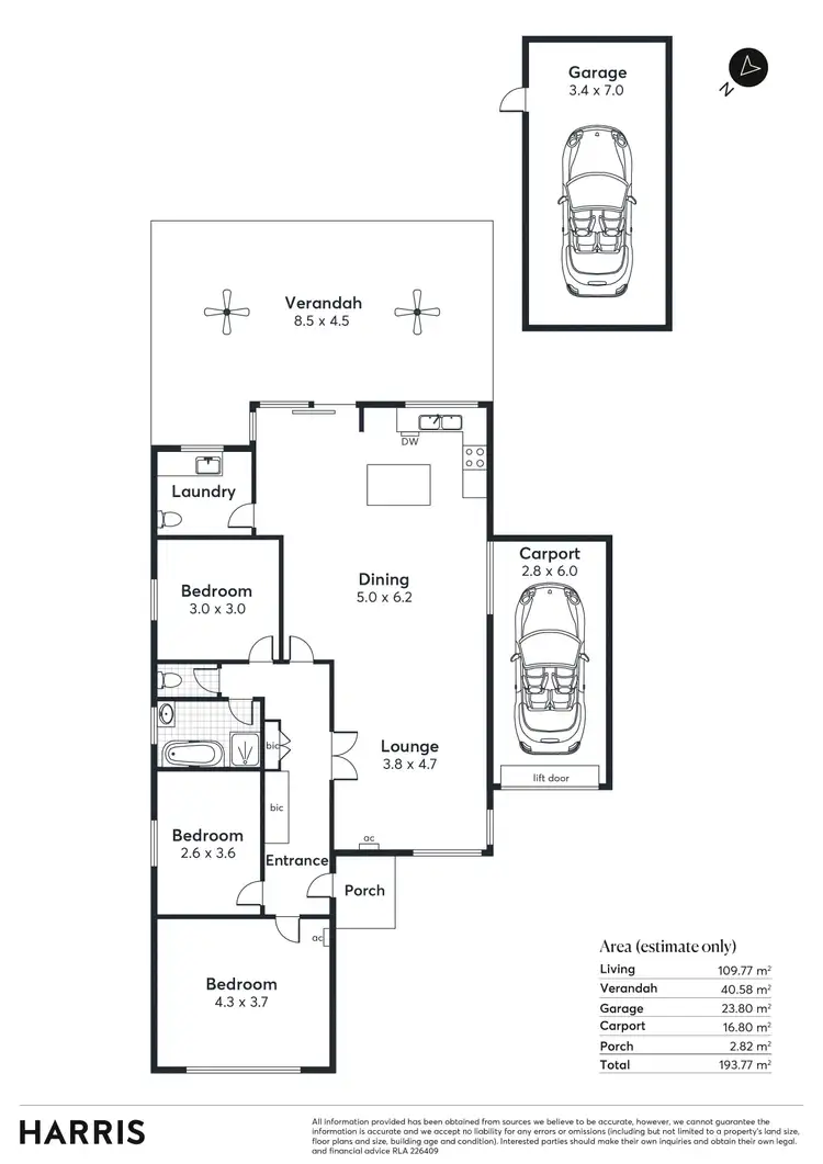 Floorplan of Homely house listing, 18 Wheaton Street, South Plympton SA 5038