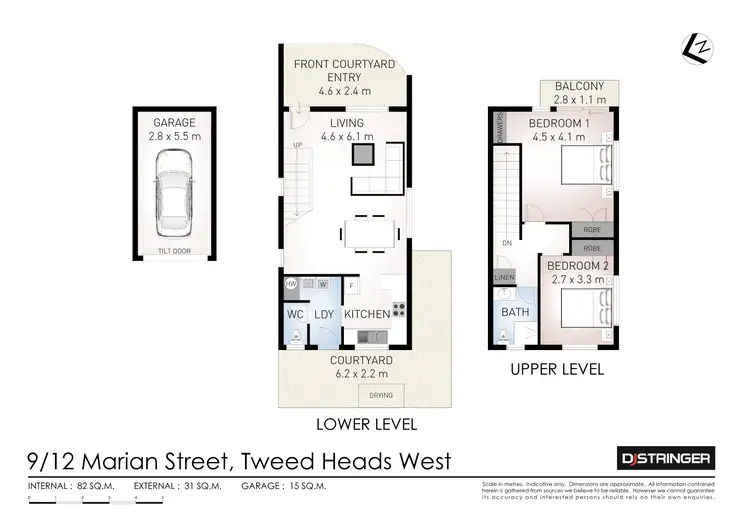 Floorplan of Homely unit listing, 9/12 Marian Street, Tweed Heads West NSW 2485