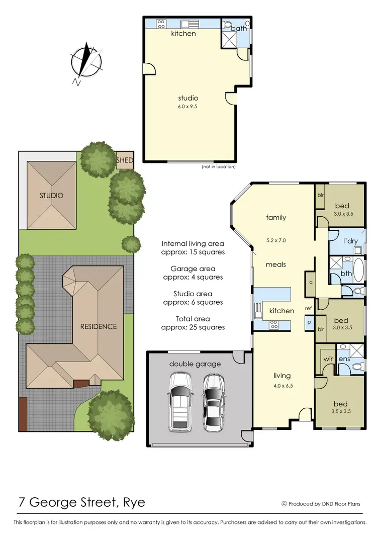 Floorplan of Homely house listing, 7 George Street, Rye VIC 3941