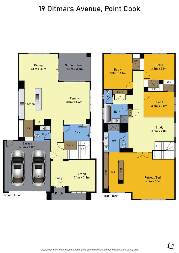 Floorplan of Homely house listing, 19 Ditmars Avenue, Point Cook VIC 3030