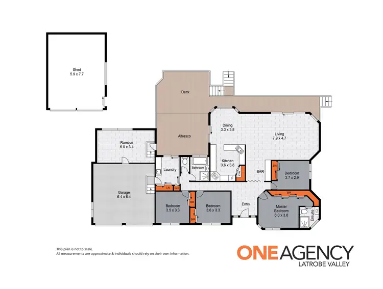 Floorplan of Homely house listing, 3 Alpha Court, Moe VIC 3825