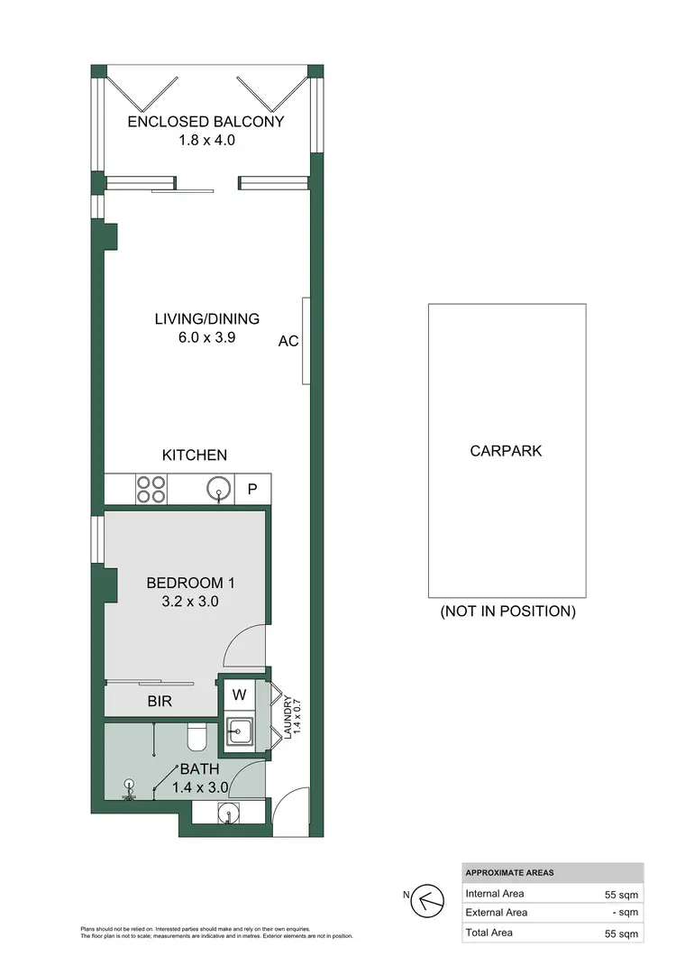 Floorplan of Homely apartment listing, 1103/10 Balfours Way, Adelaide SA 5000