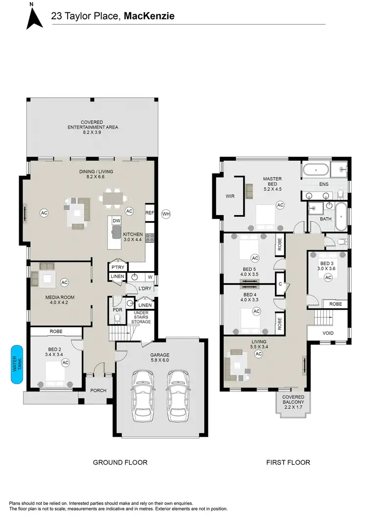 Floorplan of Homely house listing, 23 Taylor Place, Mackenzie QLD 4156
