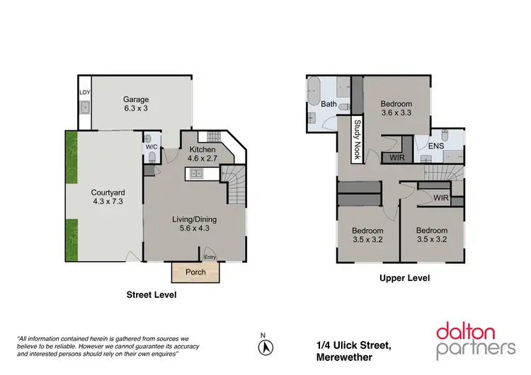 Floorplan of Homely townhouse listing, 1/4 Ulick Street, Merewether NSW 2291