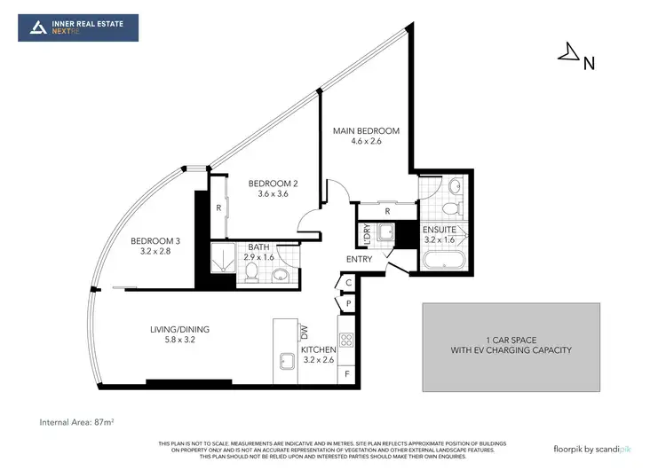 Floorplan of Homely apartment listing, 1706/11 Bale Circuit, Southbank VIC 3006