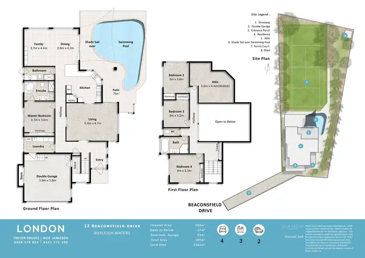 Floorplan of Homely house listing, 12 Beaconsfield Drive, Burleigh Waters QLD 4220