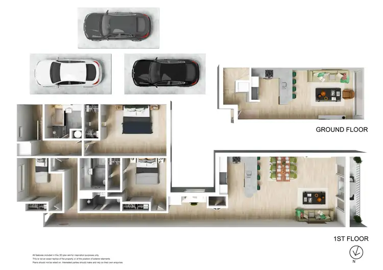 Floorplan of Homely apartment listing, 206 & 303/315 Beaconsfield Parade, St Kilda West VIC 3182