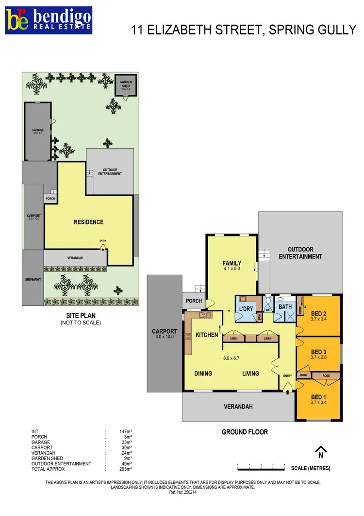 Floorplan of Homely house listing, 11 Elizabeth Street, Spring Gully VIC 3550