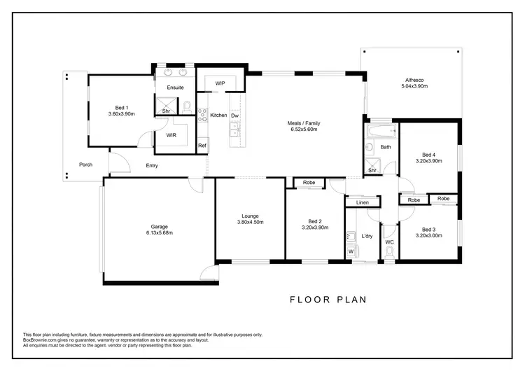 Floorplan of Homely house listing, 107 Newport Crescent, Thurgoona NSW 2640